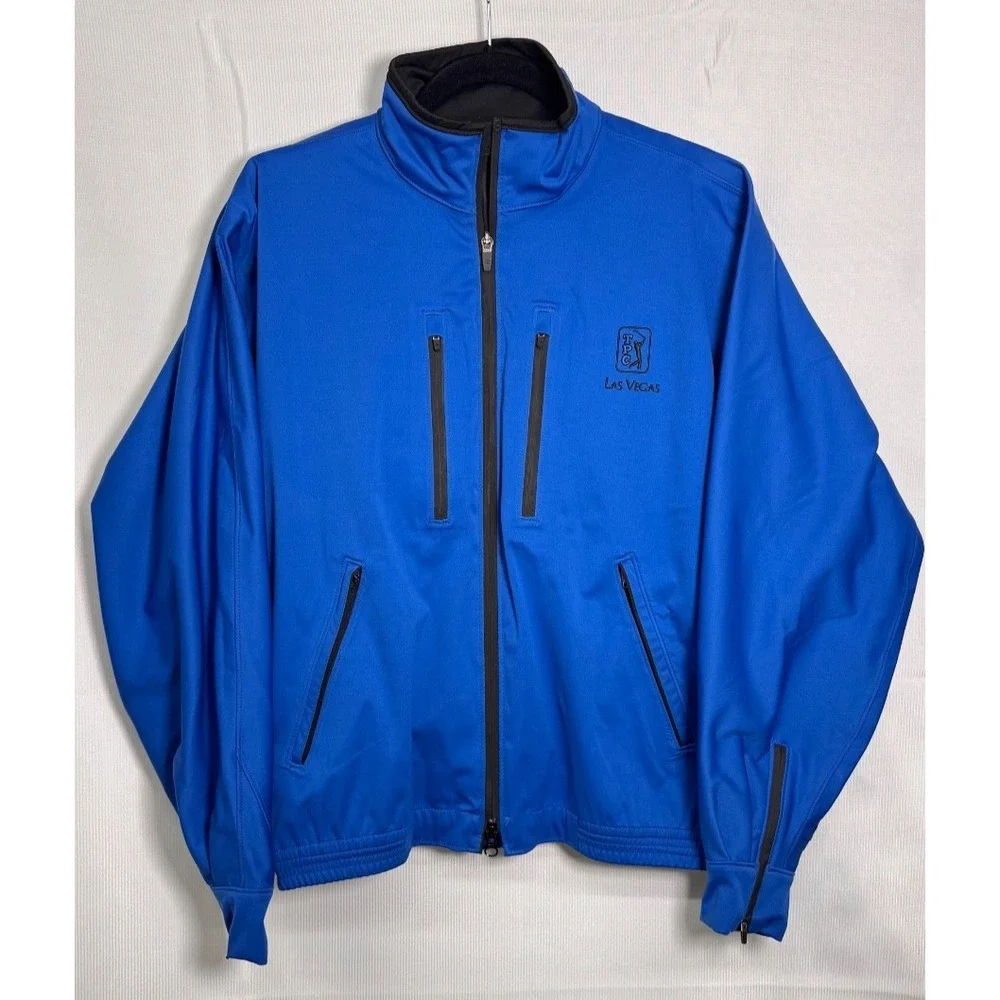 Men's Blue Golf Windbreaker Small Full Zip TPC Las Vegas Zero‎ Restriction